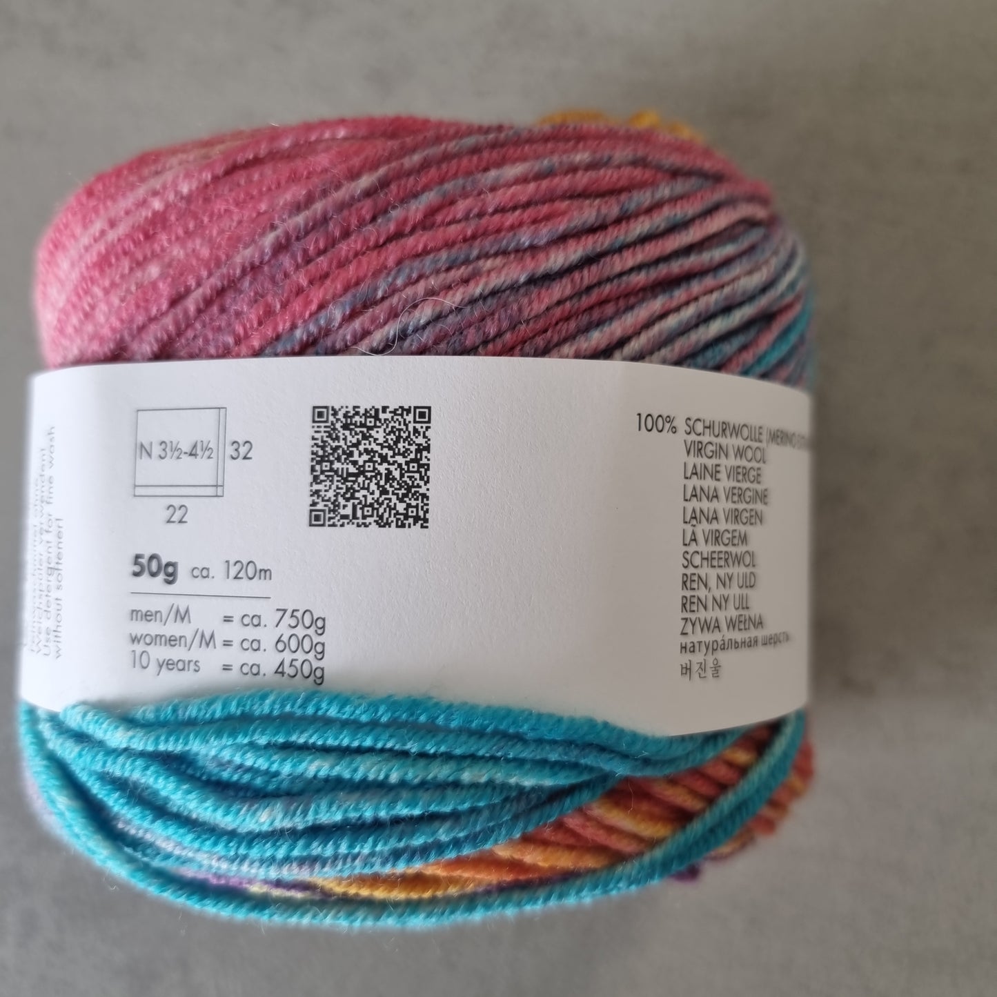 MERINO 120 DÉGRADÉ von LANG YARNS BUNT/PASTELL - 001