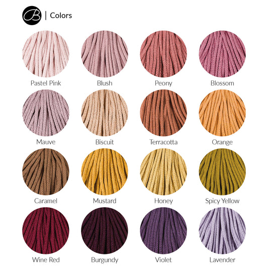 Bobbiny Jumbo 9mm Cotton Cord Cotton cord 100% recycled 100m