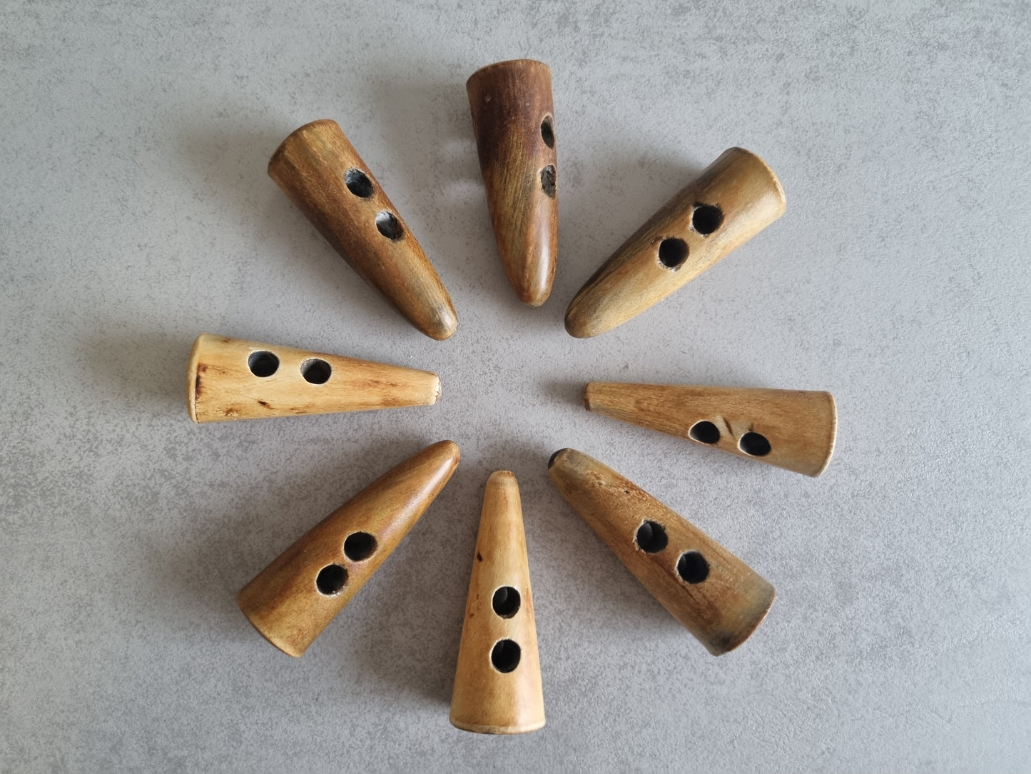 Knebelknopf aus Holz 5cm für Jacken Kardigans und Taschen