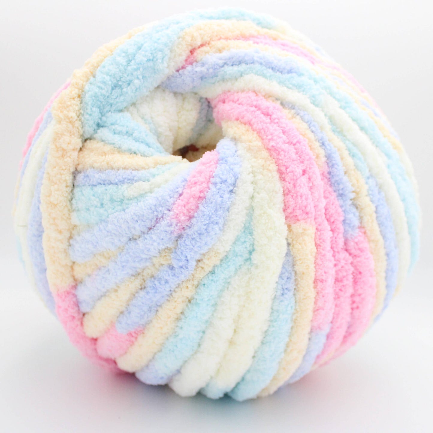 1KG Chenille-Garn Riesige flauschige Plüschwolle zum Armstricken