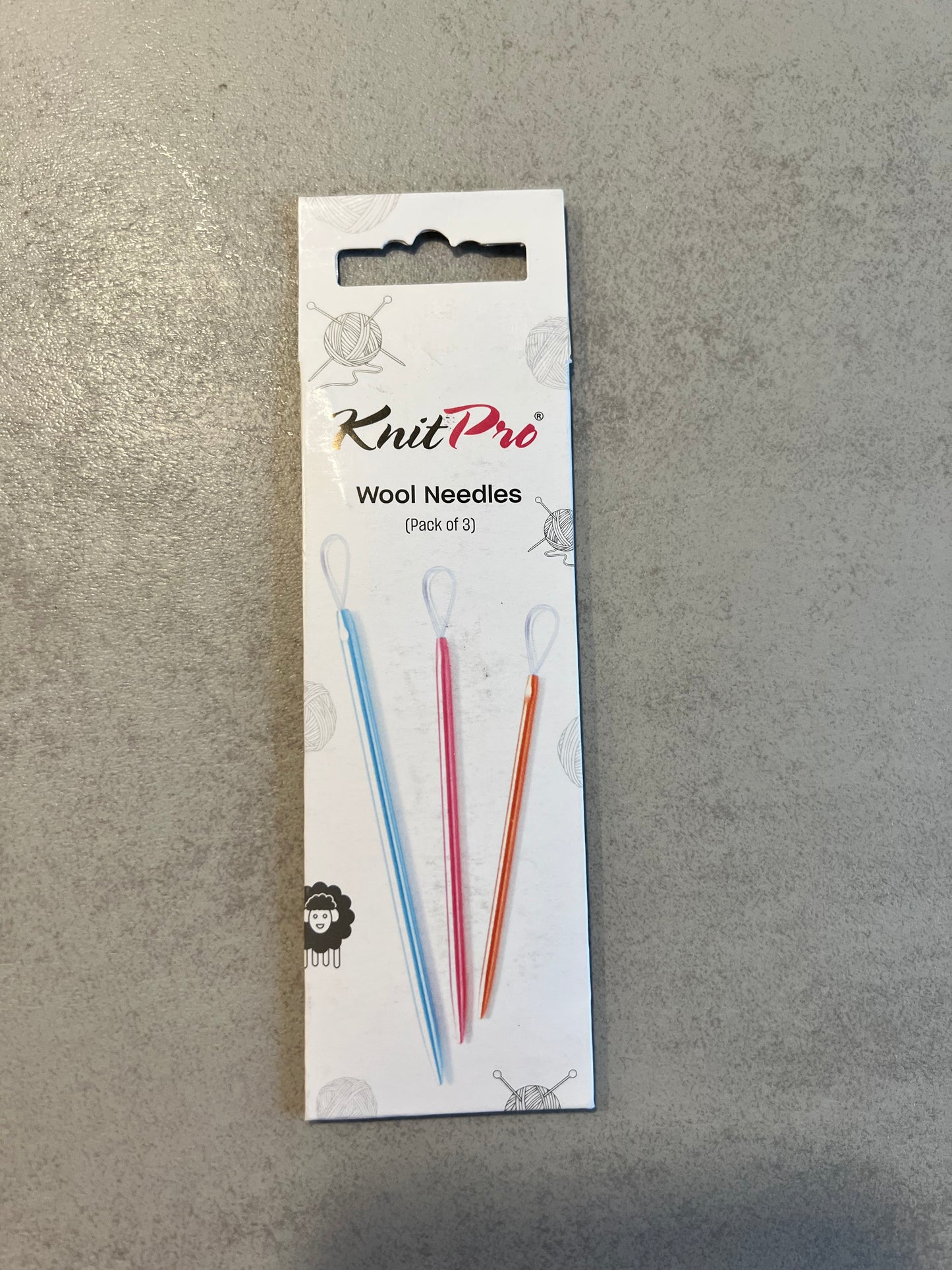Wool needles Schachenmayr Knitpro set of 3