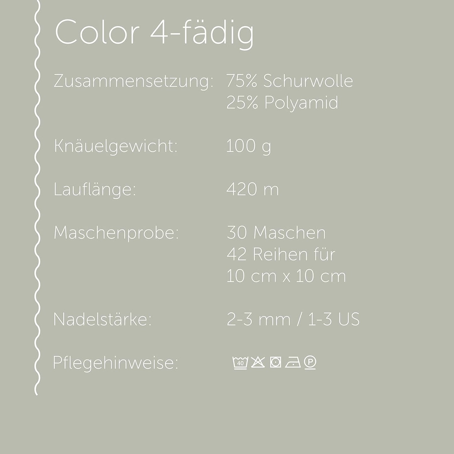 REGIA 4-fädig Color 9801269-05391 schwarz/gelb Handstrickgarn, Sockengarn, 100g Knäuel