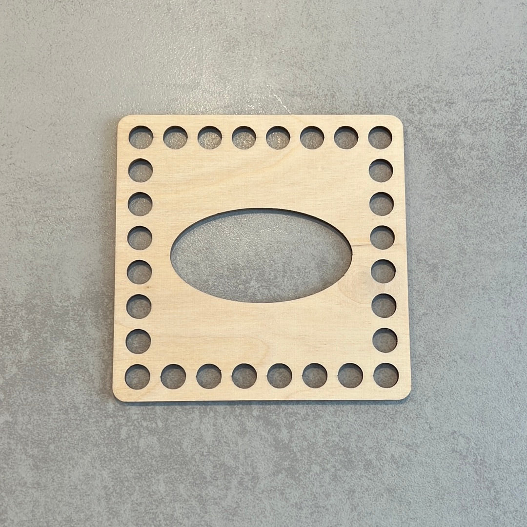 Holzboden für Taschentuchbox