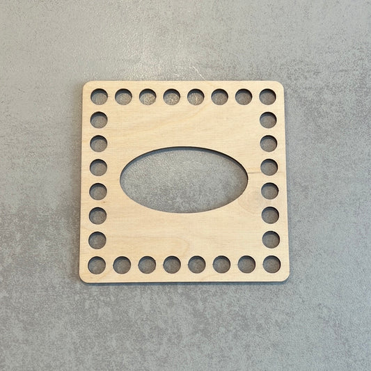Holzboden für Taschentuchbox