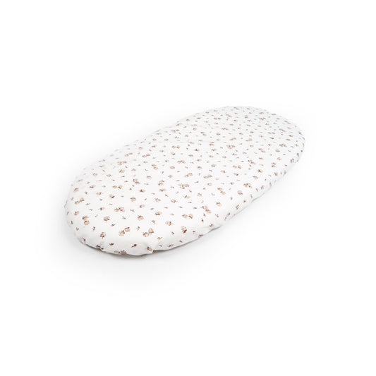 Spannbetttuch Baumwolle Rosen - weich, atmungsaktiv & hautfreundlich