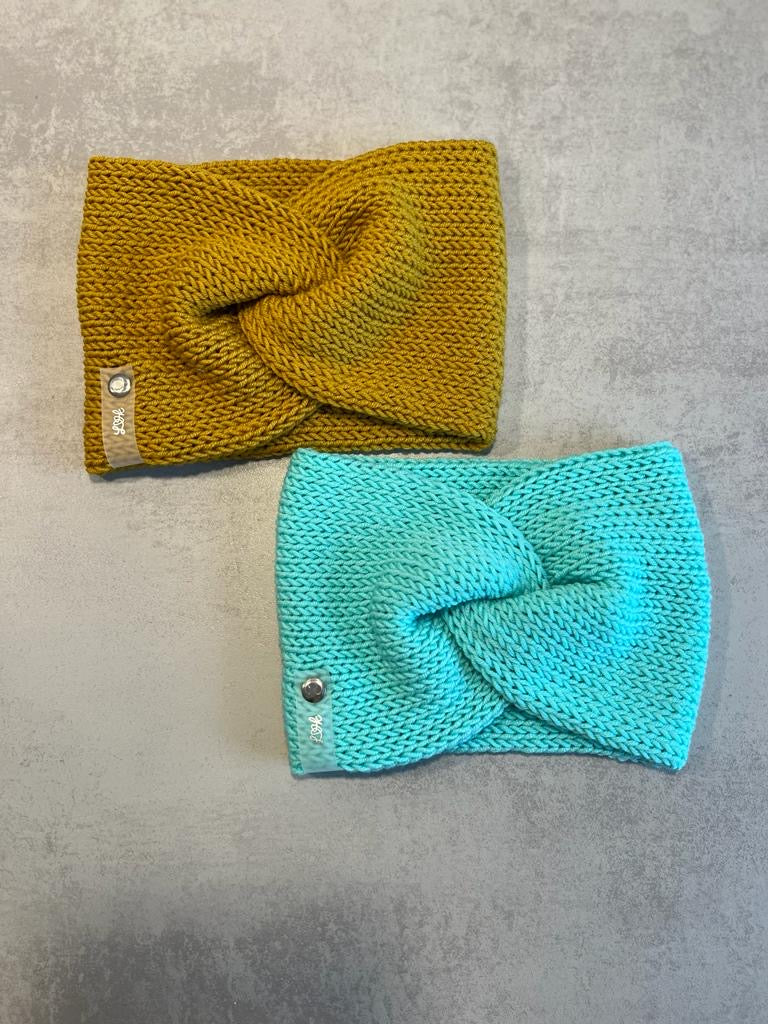 Stirnband Twist aus 100 % Merinowolle