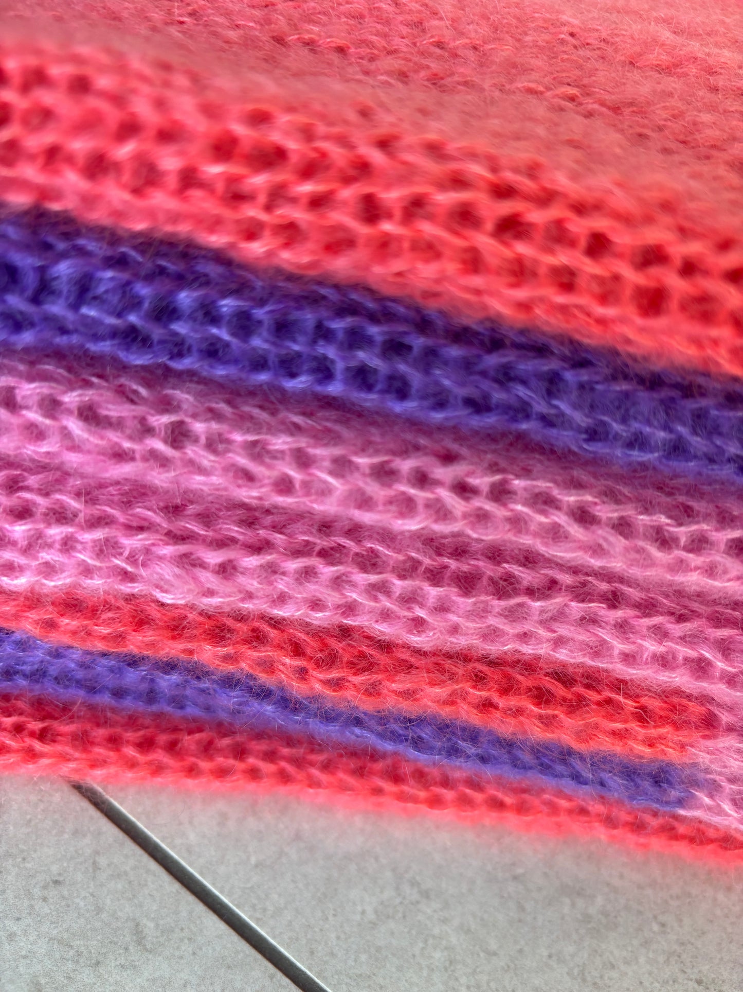 XXL Schal aus Silk-Mohair