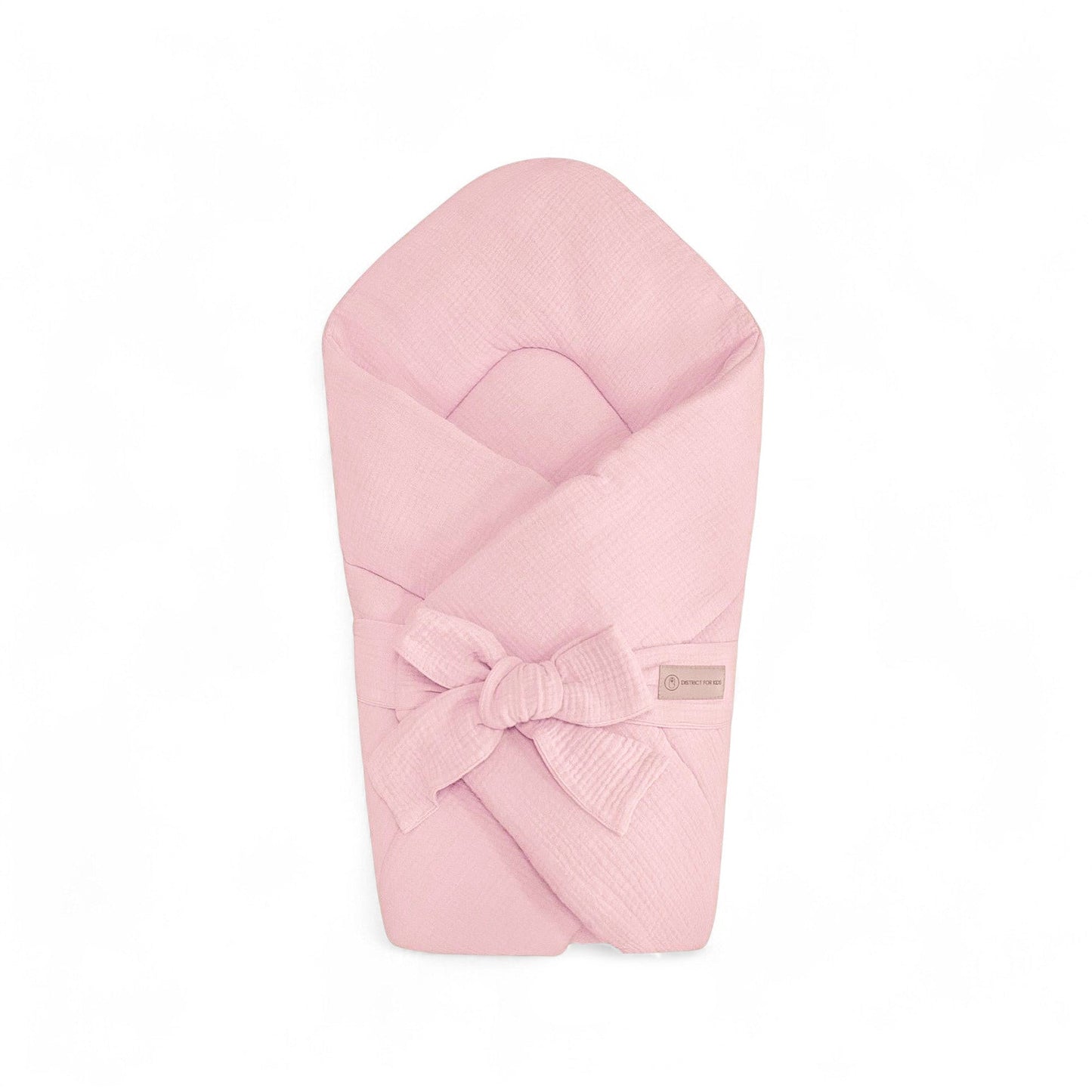 Babyhörnchen Musselin mit Schleife – Kuschelige Puckdecke & Einschlagdecke