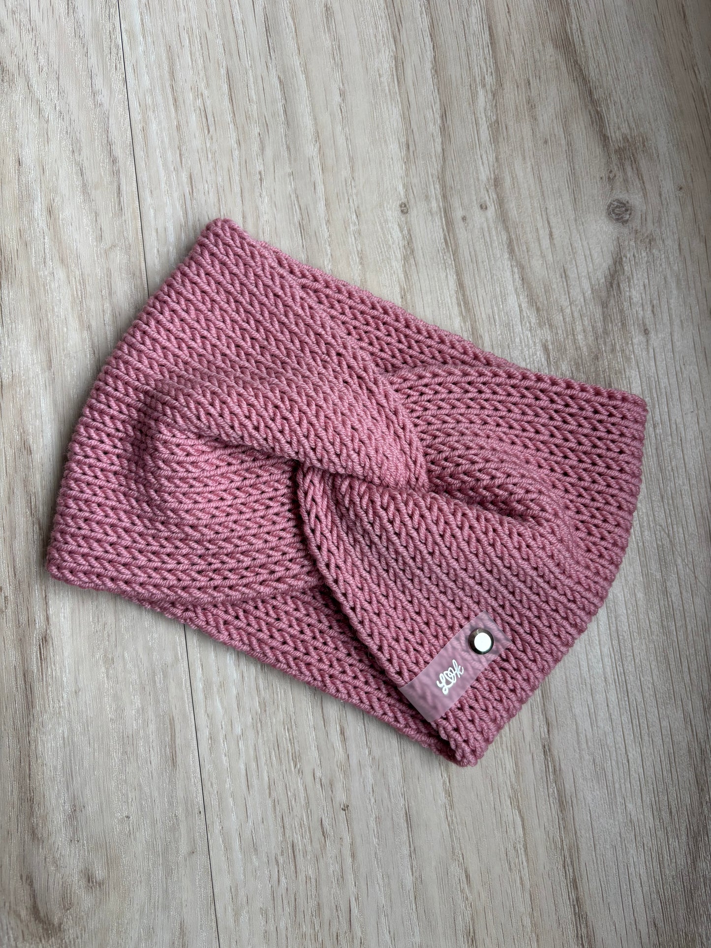 Stirnband Twist aus 100 % Merinowolle