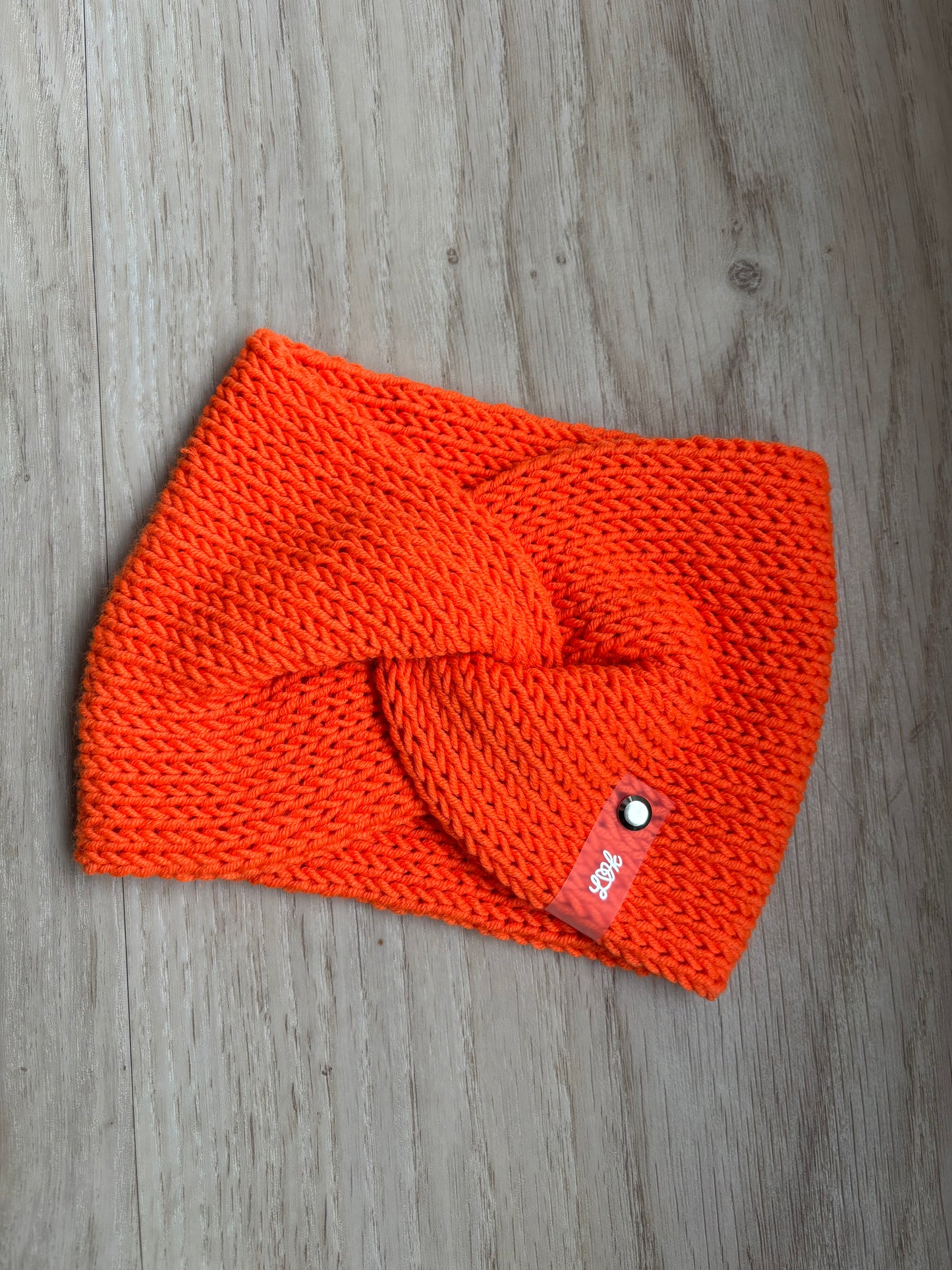 Stirnband Twist aus 100 % Merinowolle