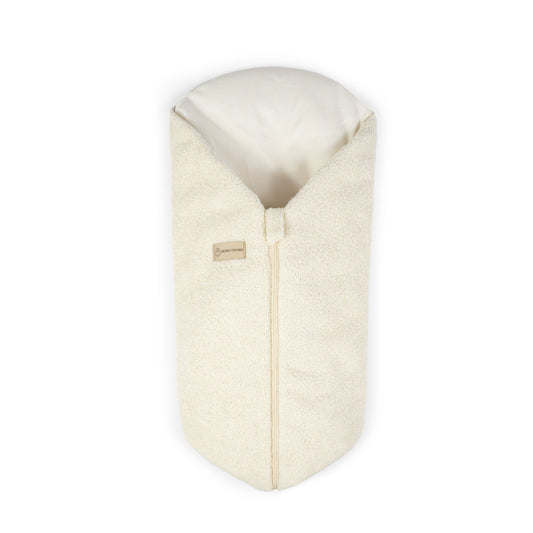 Pucksack Teddystoff Bouclé mitwachsend - Nachhaltiger Babyschlafsack