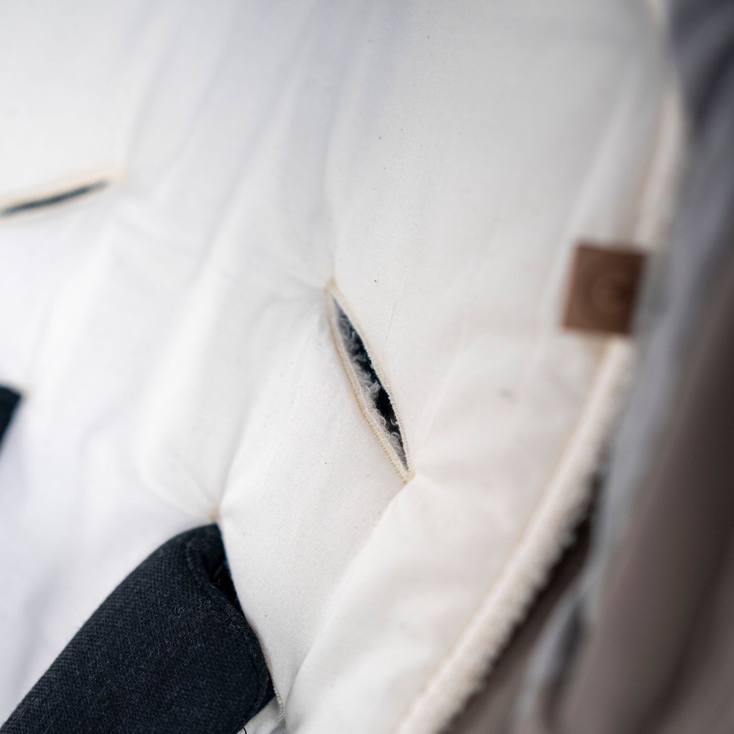 Sitzauflage Bio Baumwolle für den Kinderwagen - universell passend