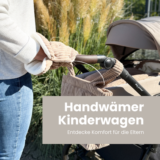 Handschuhe Cord für den Kinderwagen - Handwärmer