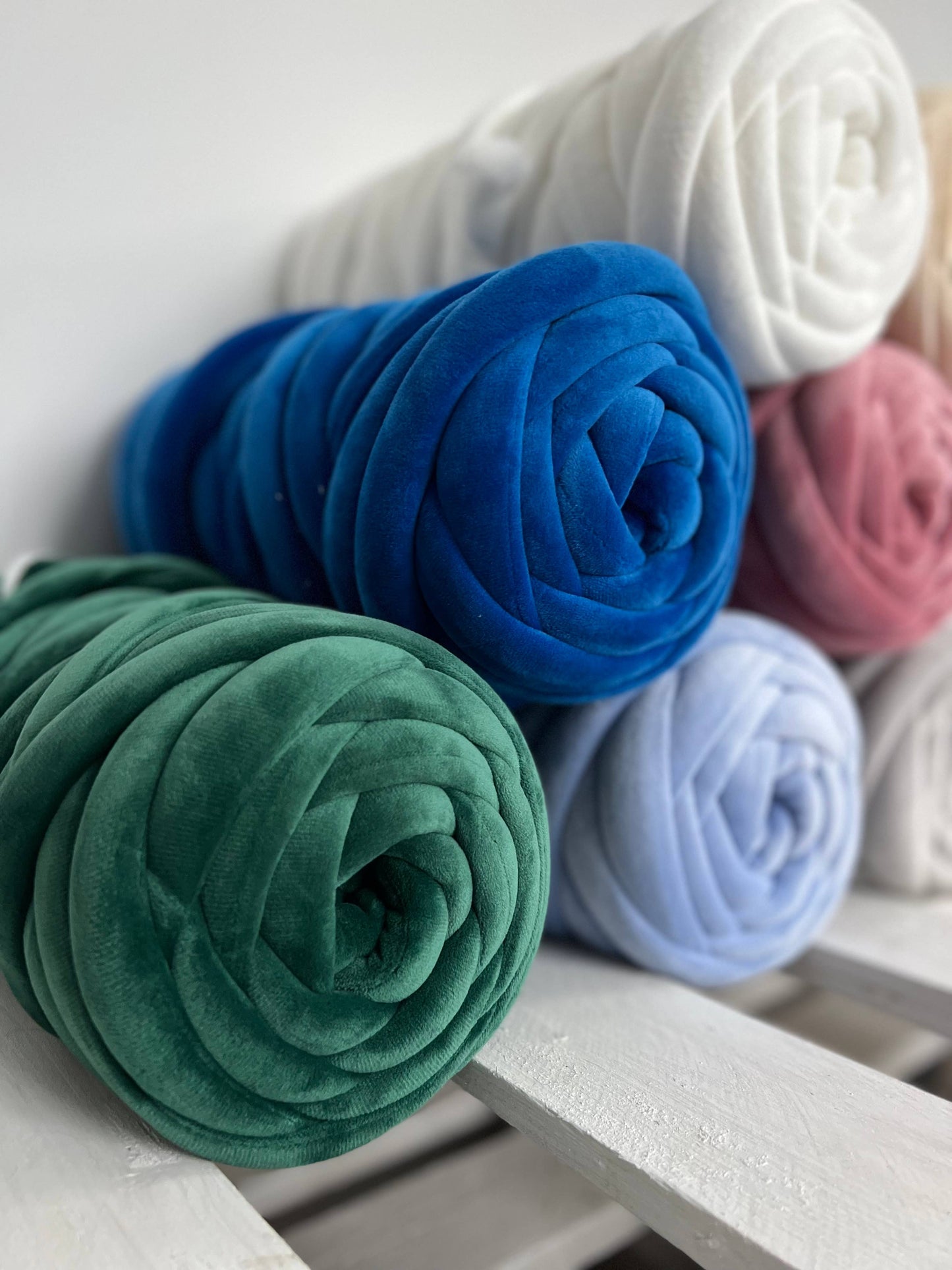 Chunky Velvetgarn zum Armstricken Super voluminöses Jumbo-Garn