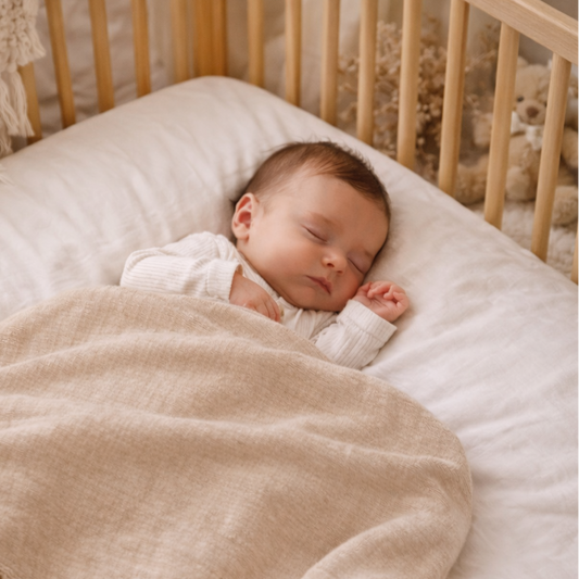 Decke Leinen Premium - Mulltuch, Schmuse- & Puckdecke