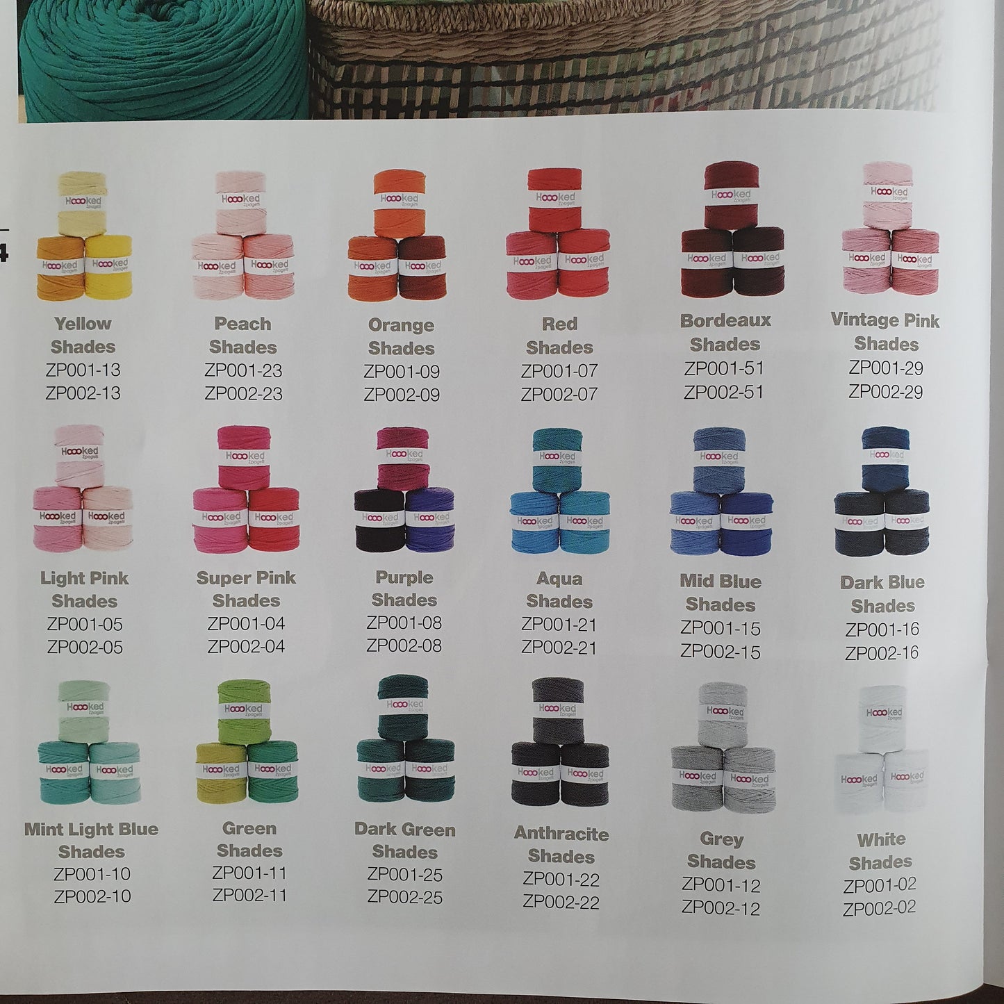 Textilgarn T-Shirt-garn Zpagetti 120m Hoooked Recycelt Baumwollgarn Jumbo-Häkelgarn
