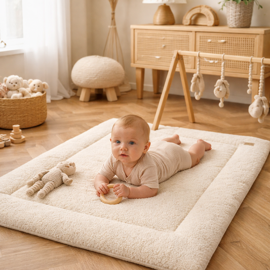 Krabbeldecke Teddy Bouclé - modern & kuschelig