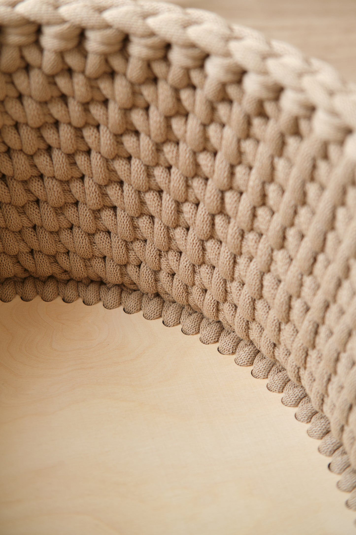 Berceau bébé panier moïse au crochet en coton Oeko-Tex