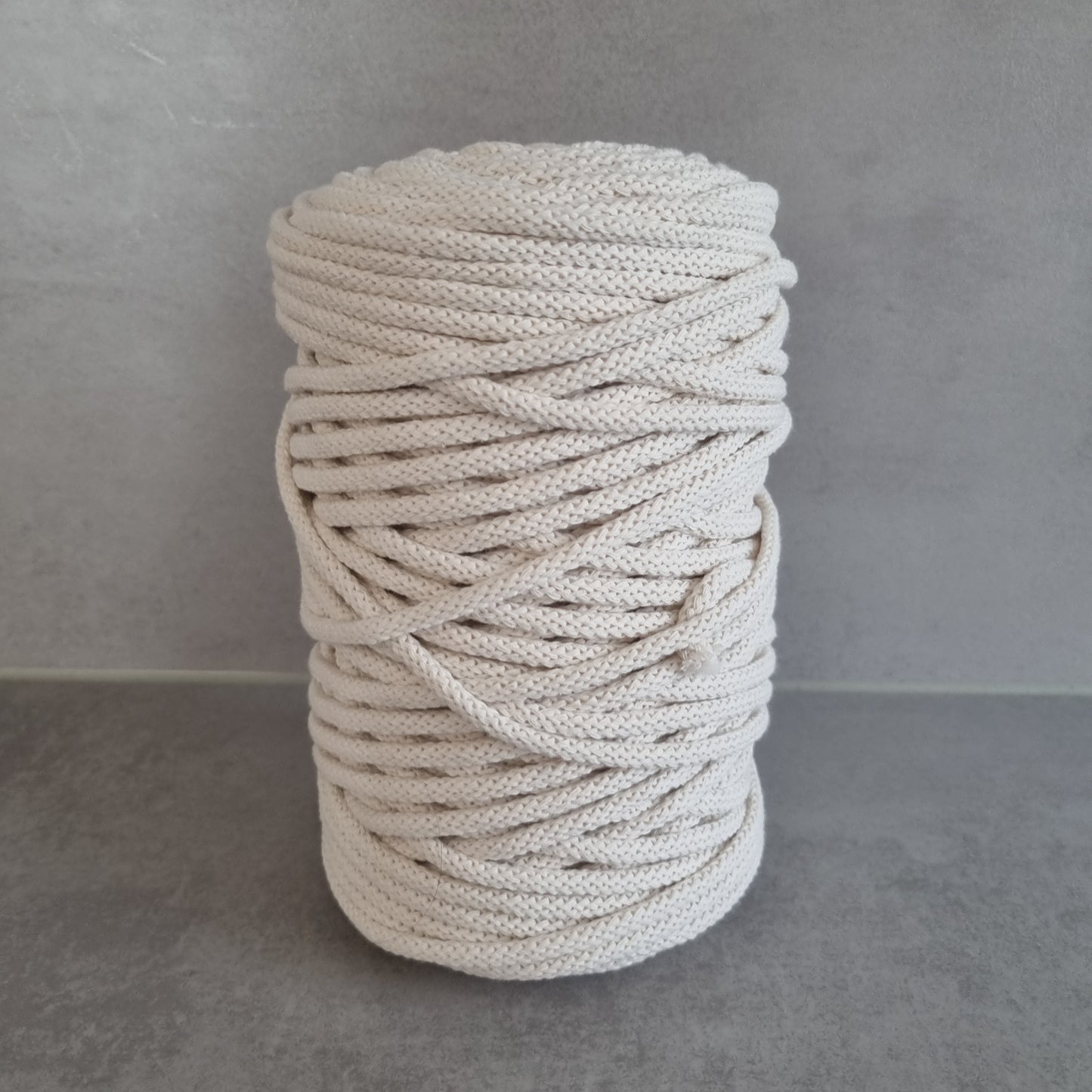 Cotton cord 6mm for crocheting, knitting and macrame