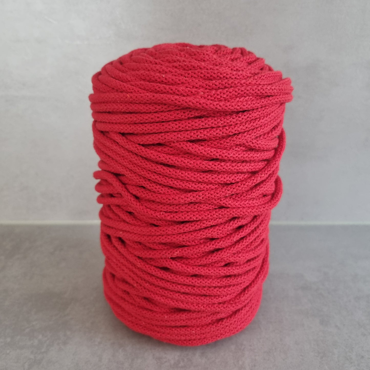 Cotton cord 6mm for crocheting, knitting and macrame