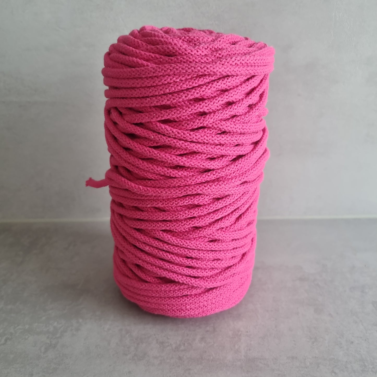 Cotton cord 6mm for crocheting, knitting and macrame