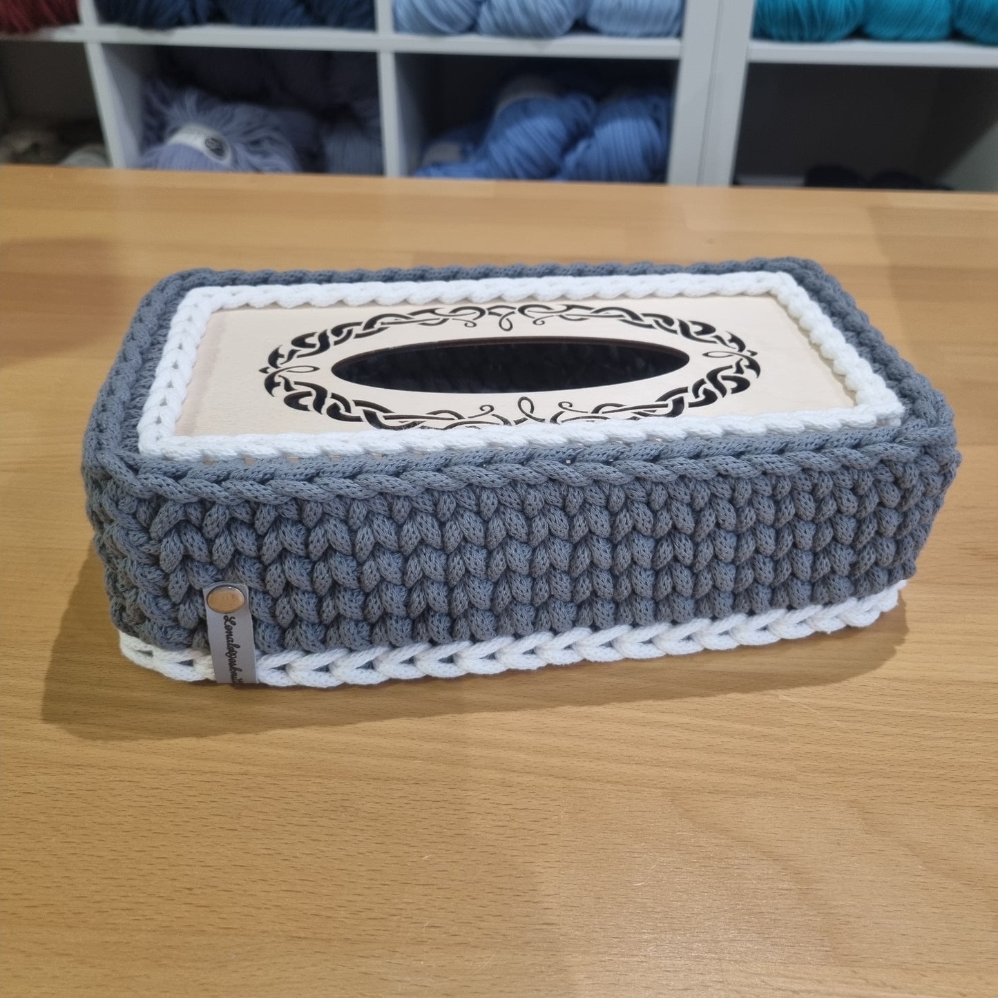 Taschentücherbox Tissue Cover Taschentücher Deckel Korb Gehäkelt Box !Viele Farben!