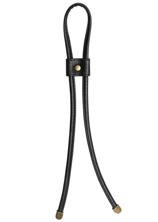 Taschenkordel - Schwarz/Bronze - 65cm