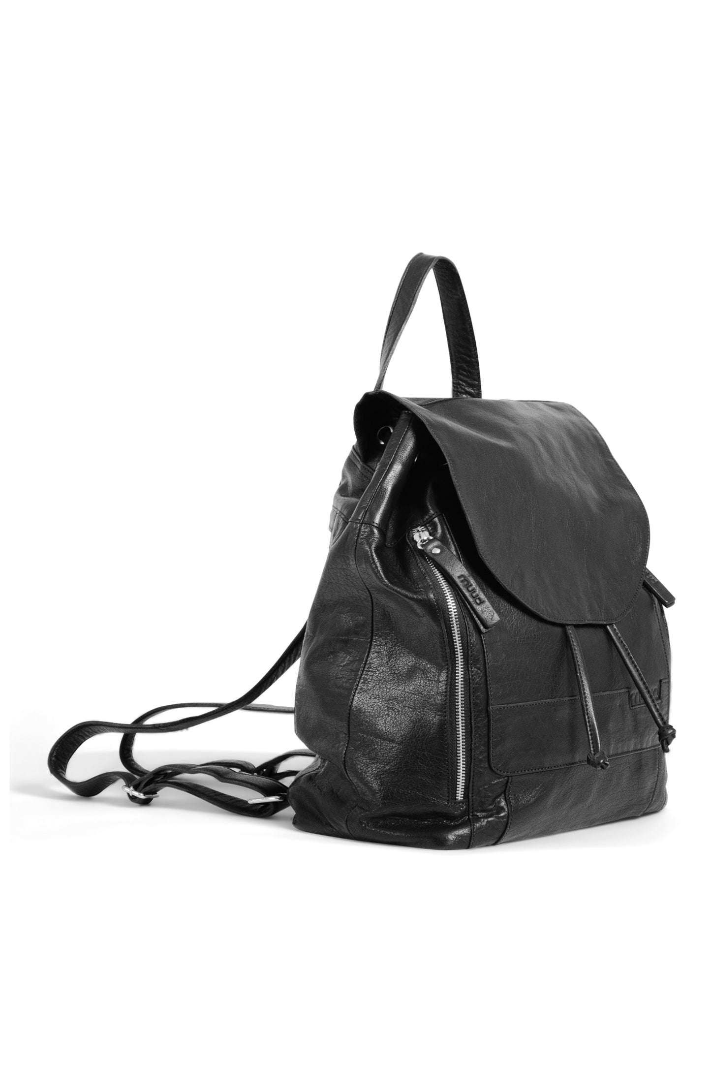 MUUD Lofoten XL Handmade Project Bag Leather Knit Bag / Shopper