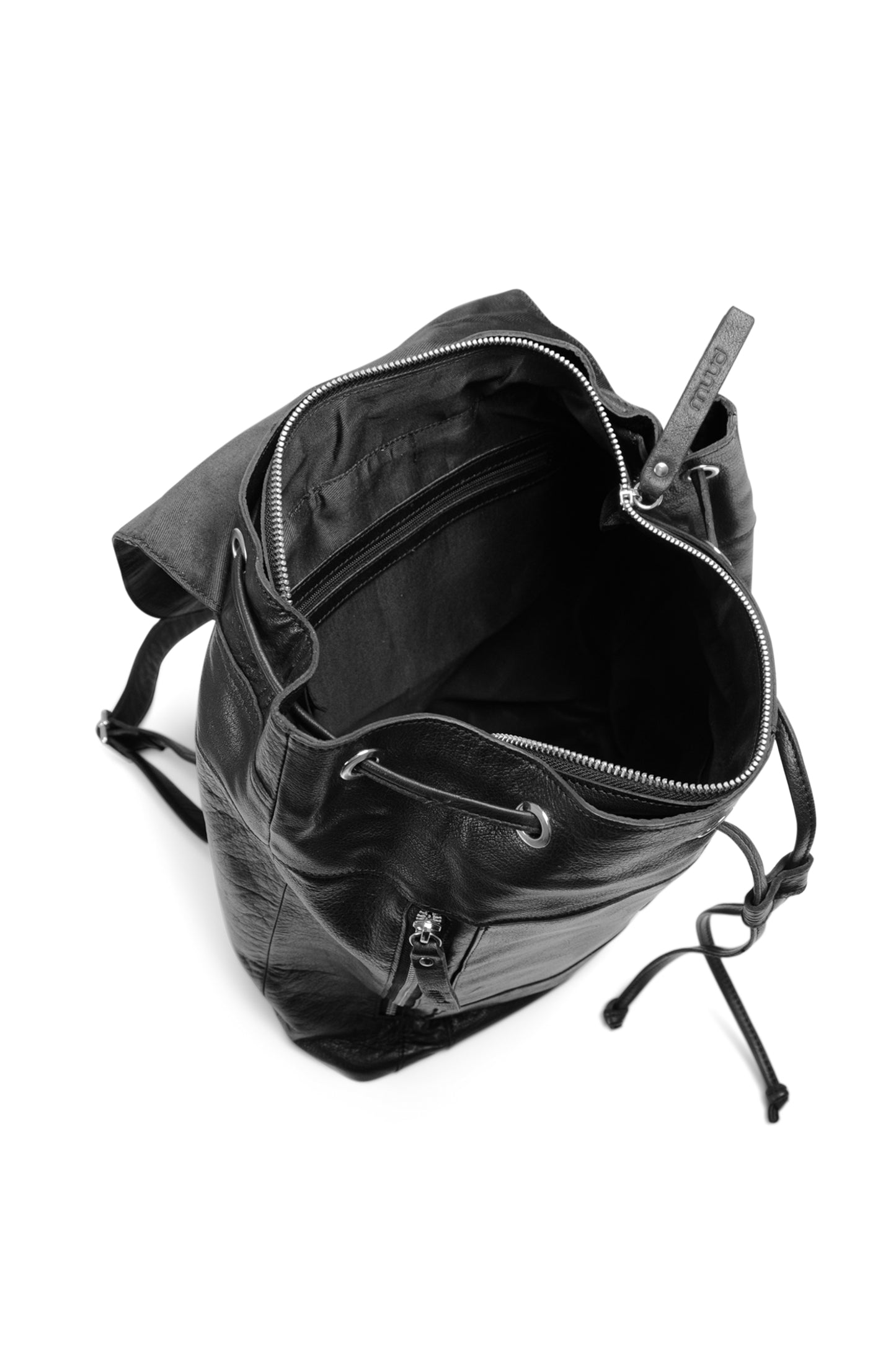 MUUD Lofoten XL Handmade Project Bag Leather Knit Bag / Shopper