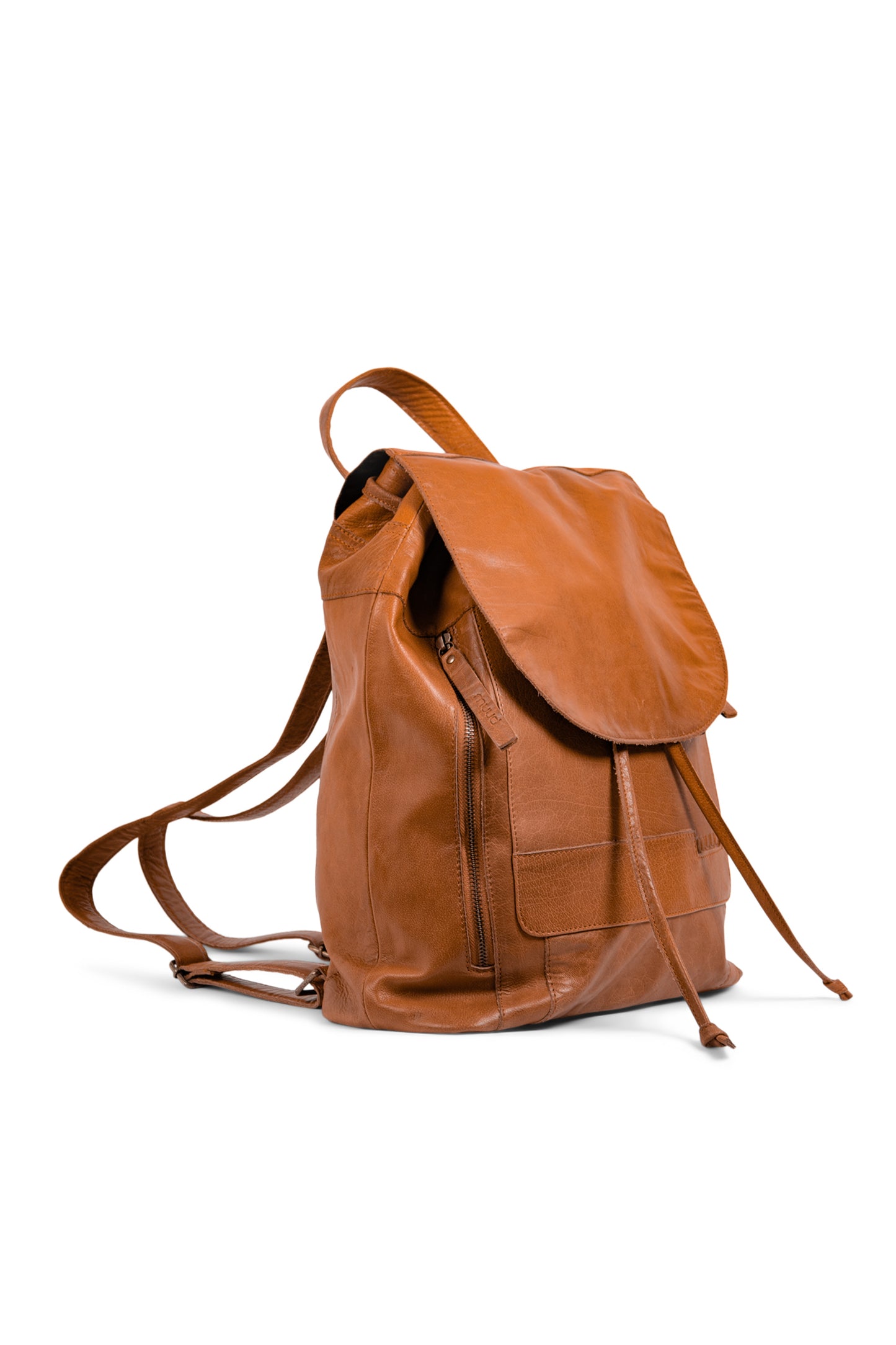 MUUD Lofoten XL Handmade Project Bag Leather Knit Bag / Shopper