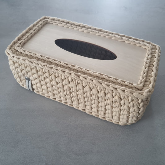 Fazzoletto Scatola Di tessuto Copertina Fazzoletti Coperchio Cestino All'uncinetto Scatola! Tanti colori!