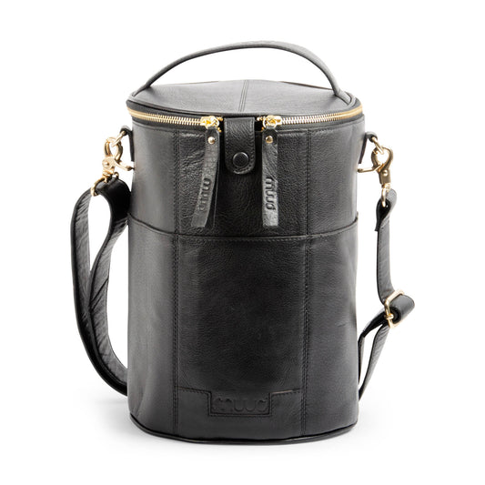 MUUD Saturn XL Limited Edition Handmade Leather Bag Knit Bag Toiletry Bag Scissor Bag