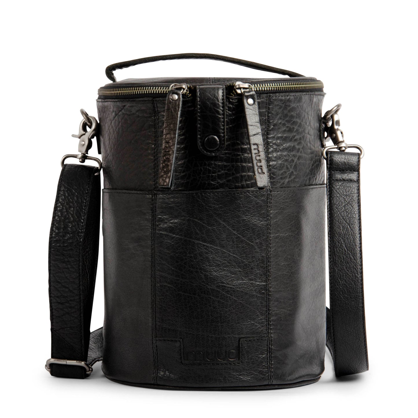 MUUD Saturn XL Handgemachte Ledertasche Stricktasche Kulturtasche Scherentasche