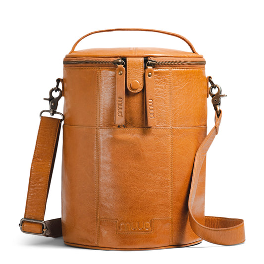 MUUD Saturn XL Handmade Leather Bag Knit Bag Toiletry Bag Scissor Bag