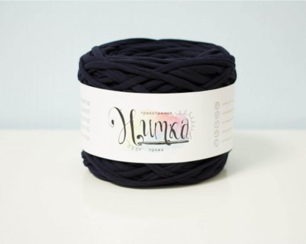 Color gradient yarn NITKA textile yarn from Russia 100% cotton 1A quality 100 meters roll always constant width jersey ribbon jersey yarn