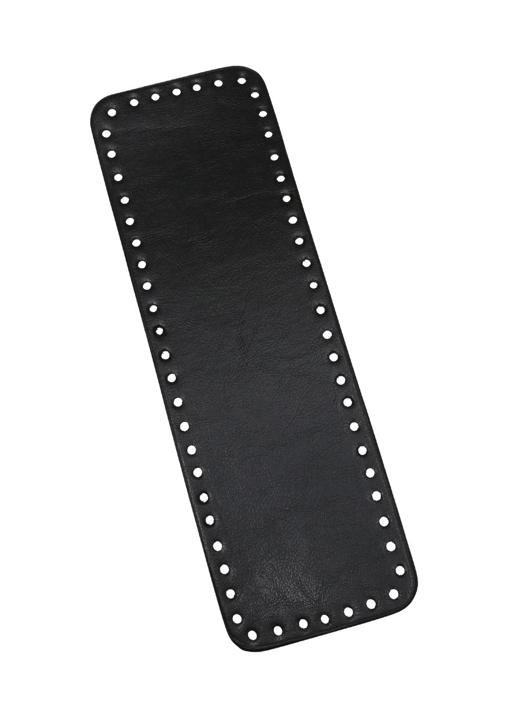 Taschenboden Kunstleder 31x10 cm Schwarz