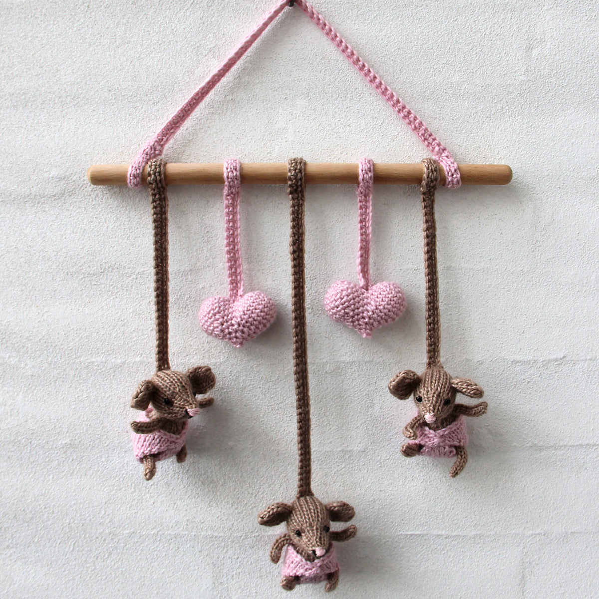 Wooden Macrame Rod Set Go Handmade