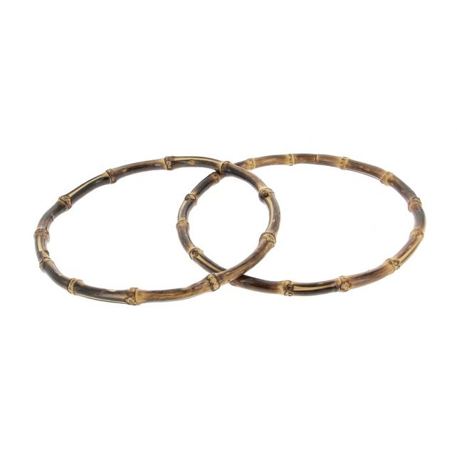 Bamboo Ring Taschengriffe XL