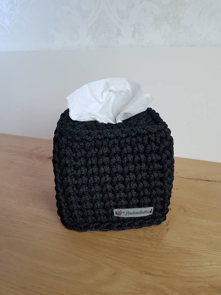 Fazzoletto Scatola Fazzoletto Scatola Tissuebox Tissuecover Uncinetto Portaschetti All'uncinetto Cestino Badut Silo