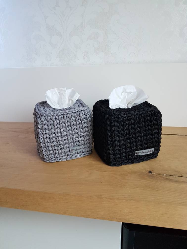 Fazzoletto Scatola Fazzoletto Scatola Tissuebox Tissuecover Uncinetto Portaschetti All'uncinetto Cestino Badut Silo