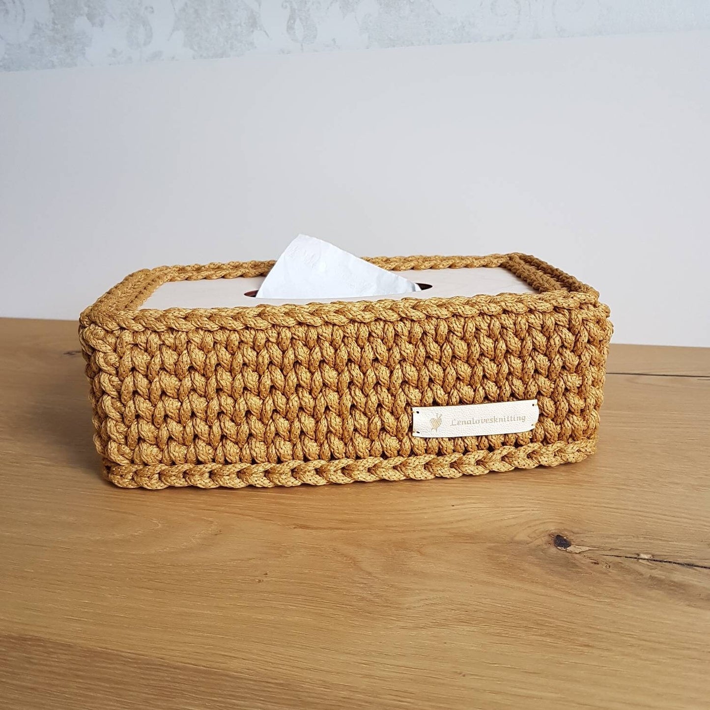 Taschentücherbox Tissue Cover Taschentücher Deckel Korb Gehäkelt Box !Viele Farben!
