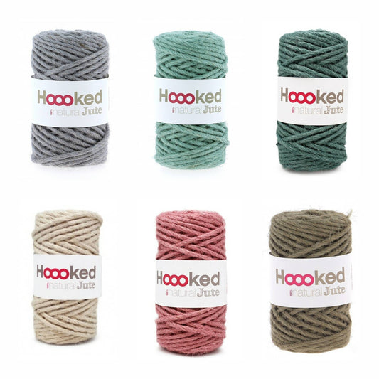 Hoooked Natural Jute Jutegarn Chunky Robust Vegan Nachhaltig Fair Trade