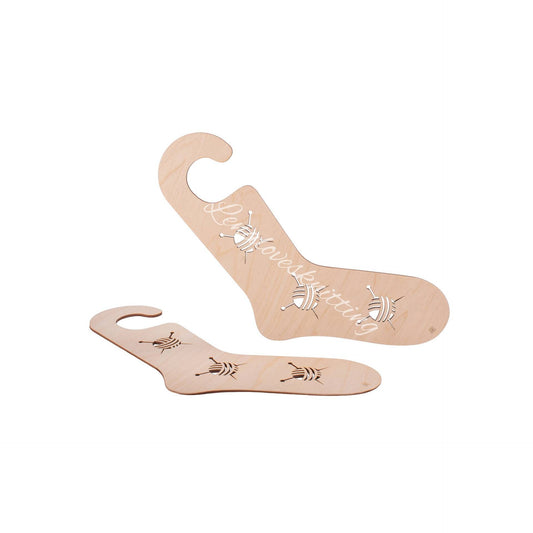 Planches de chaussettes Forme de chaussette Sock Bar Sock Size Bracket pour chaussettes tricotées en bois