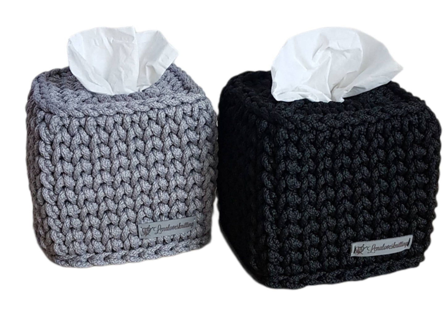 Fazzoletto Scatola Fazzoletto Scatola Tissuebox Tissuecover Uncinetto Portaschetti All'uncinetto Cestino Badut Silo