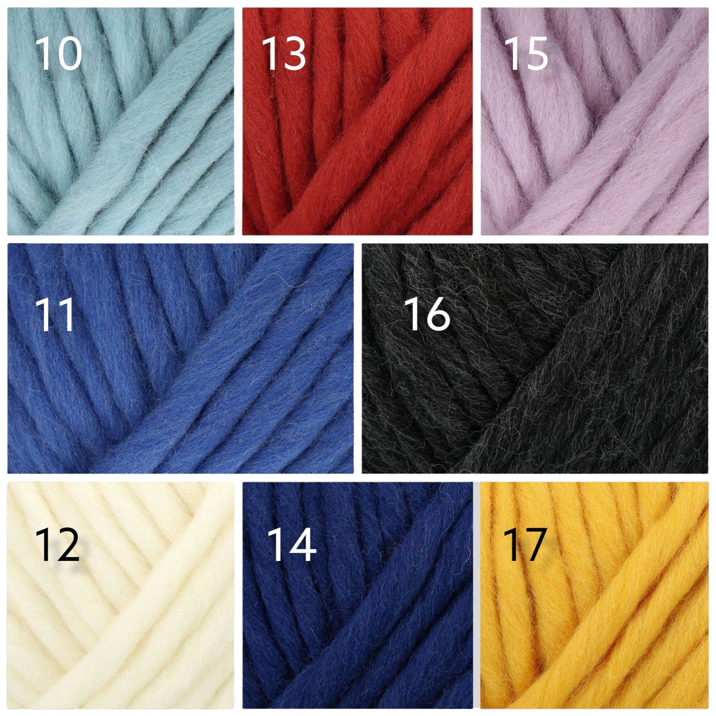 Handgestrickte Mütze aus extradicker Wolle