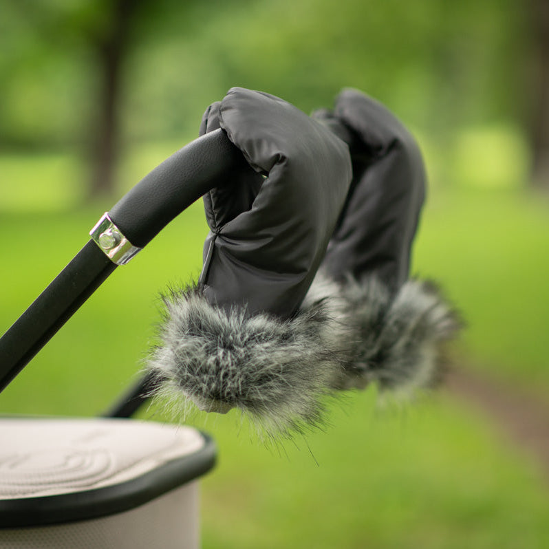 Handschuhe mit Fell für Kinderwagen – Handwärmer