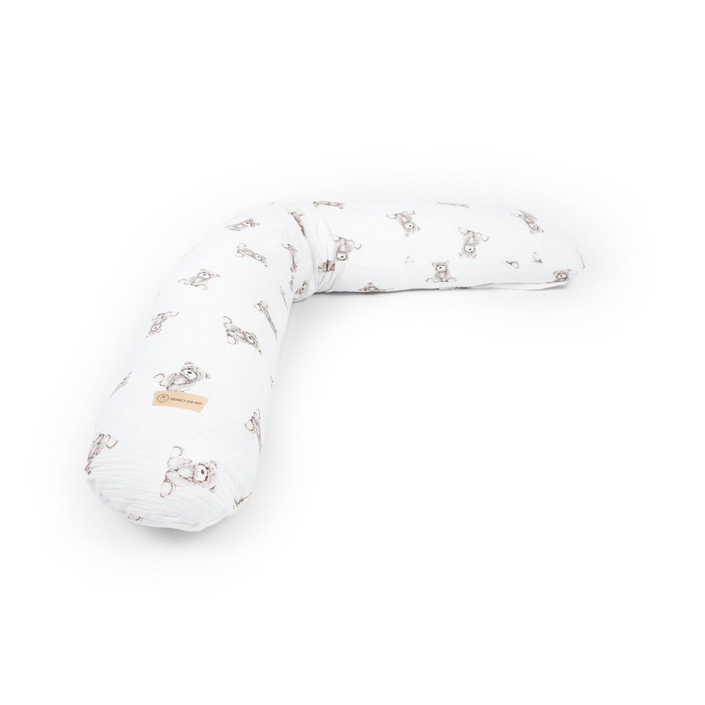 Stillkissen & Schwangerschaftskissen Musselin XXL | Teddybär