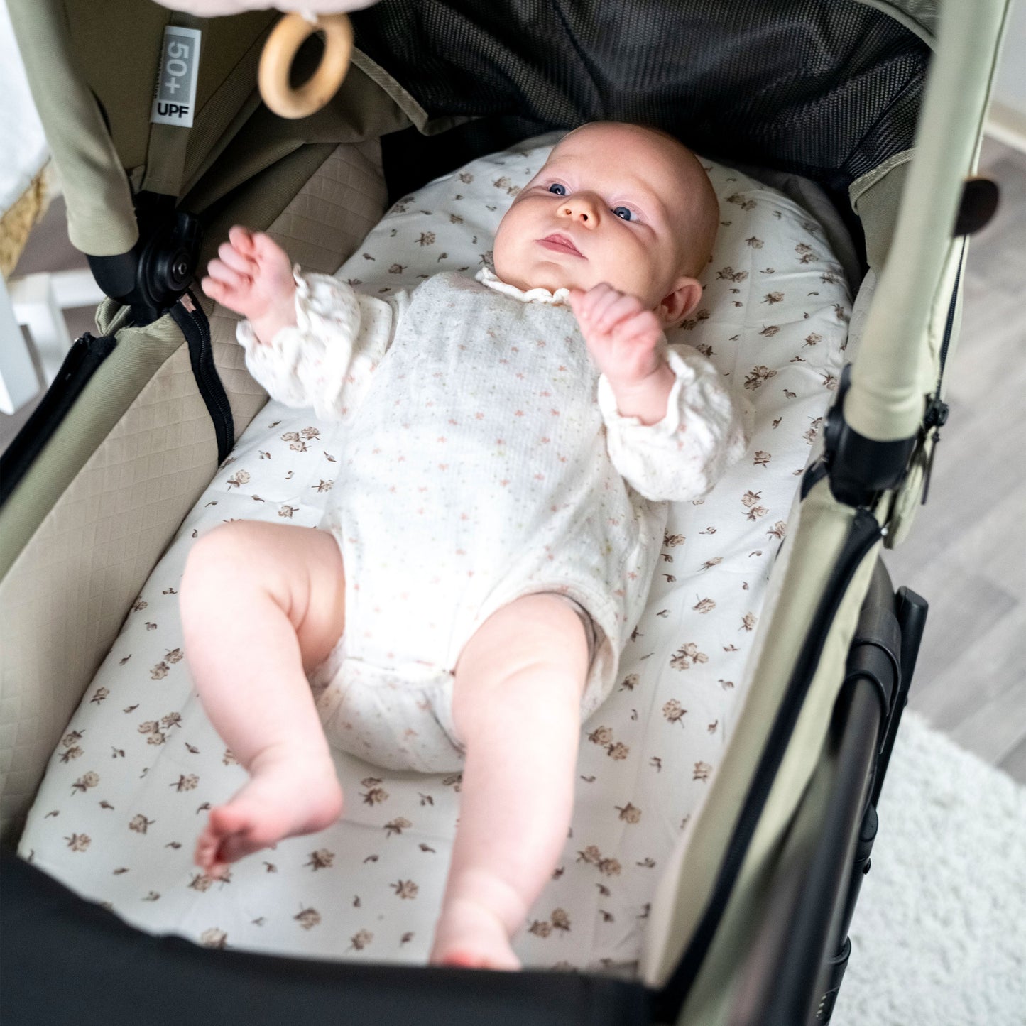 Spannbetttuch Baumwolle Rosen - weich, atmungsaktiv & hautfreundlich