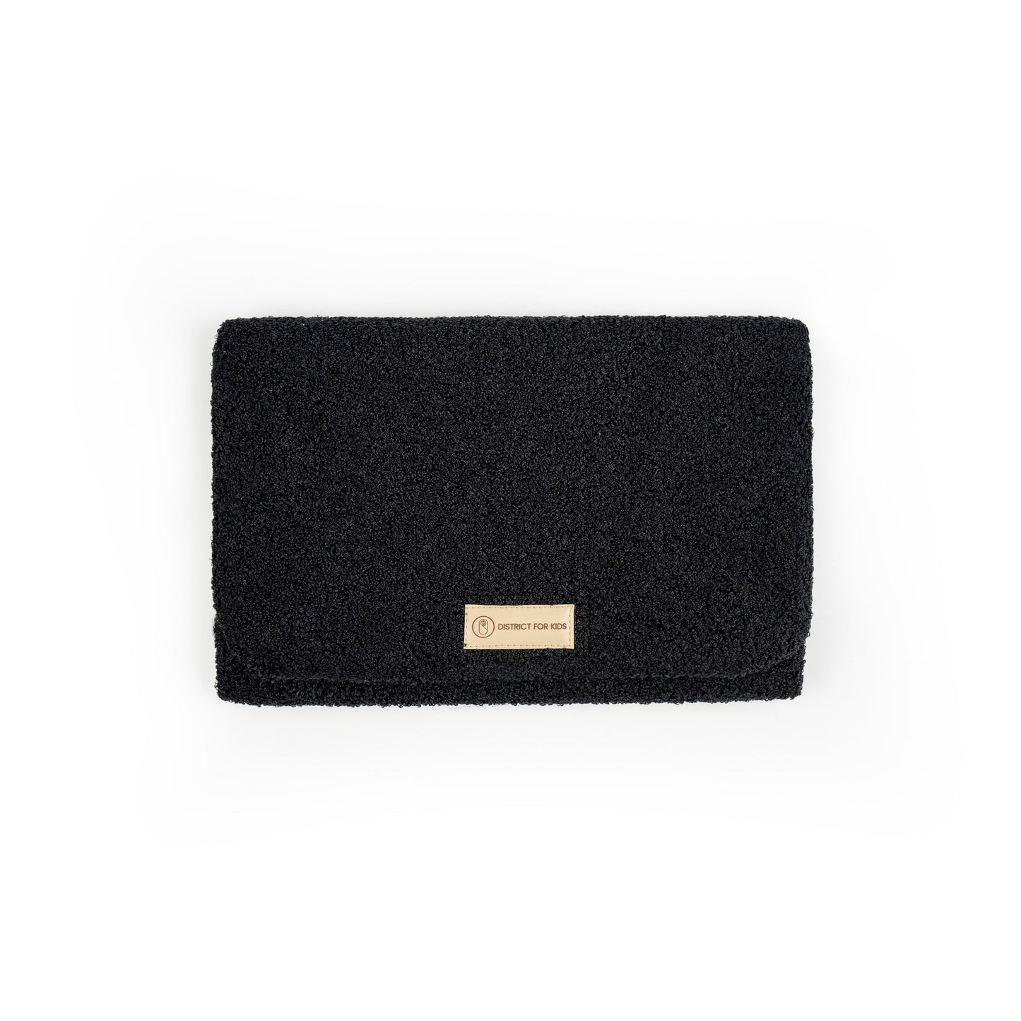 Wickelunterlage Teddystoff Bouclé – praktische Windeltasche für unterwegs