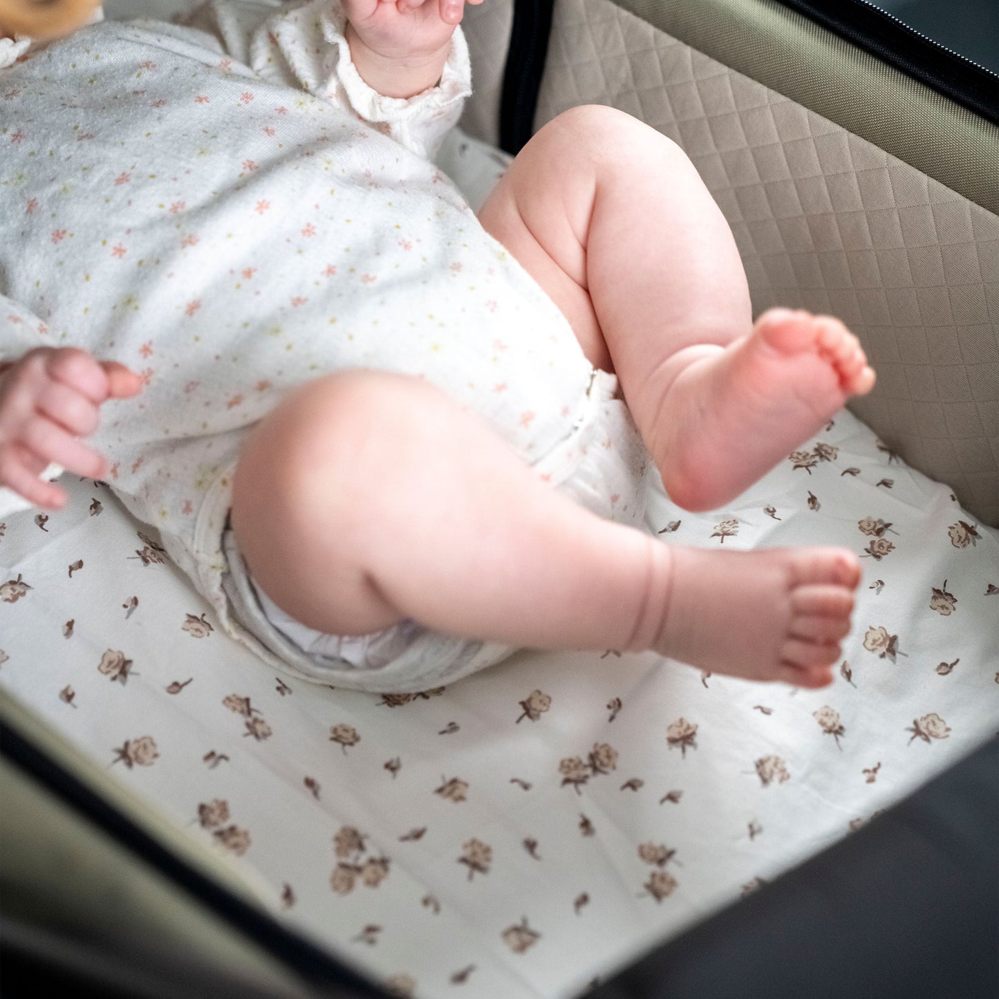 Spannbetttuch Baumwolle Rosen - weich, atmungsaktiv & hautfreundlich